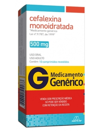 CEFALEXINA 500MG C/10 COMP