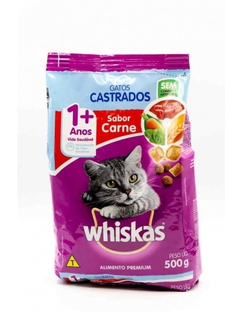 WHISKAS GATOS CAST CARNE 20X500G