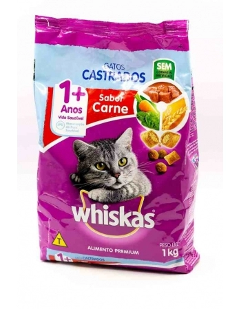 WHISKAS GATOS CAST CARNE 10X1KG