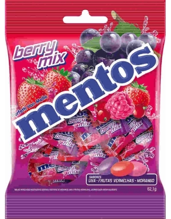 MENTOS BERRY MIX BAG 12X62,10G