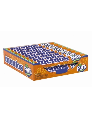 MENTOS STICK FANTA LARANJA 37,5G DP C/ 16 UND