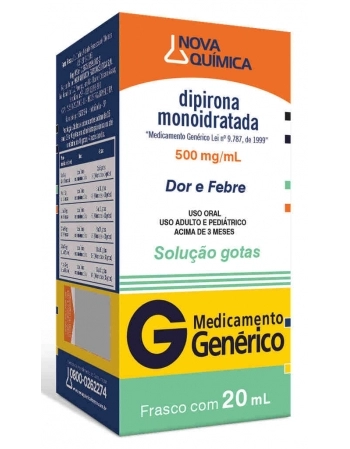 DIPIRONA SOD 500MG GTS 20ML