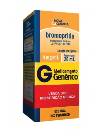 BROMOPRIDA 4MG/ML SOL ORAL C/20ML