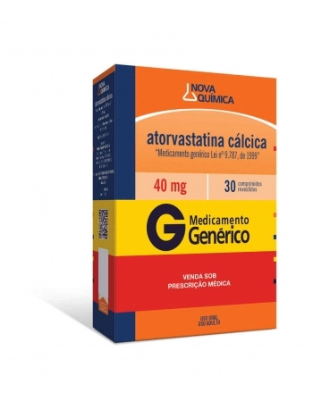 ATORVASTATINA 40MG C/30 COMP