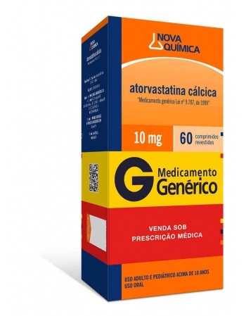 ATORVASTATINA 10MG C/60 COMP