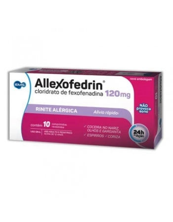 ALLEXOFEDRIN 120MG C/10 COMP-EMM