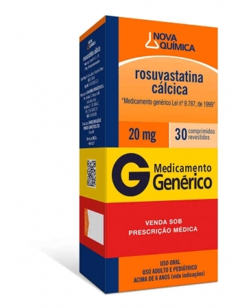 ROSUVASTATINA CAL 20MG C/30 COMP