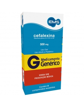 CEFALEXINA 500MG C/8 COMP