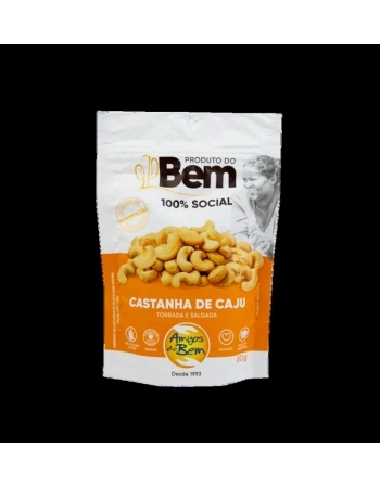 CASTANHA CAJU SALG 24UNX50G AMIGOS BEM