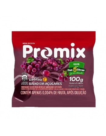 REFRESCO PO PROMIX UVA 18X100G FAZ 5L