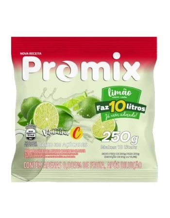 REFRESCO PO PROMIX LIMAO 10X250G