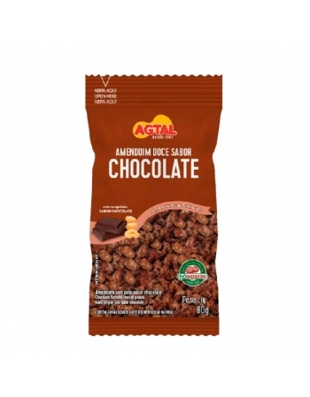 AMENDOIM DOCE SABOR CHOCOLATE 30X80G