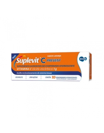 SUPLEVIT C PREVENT EFERV 1G C/10 COMP- EMM