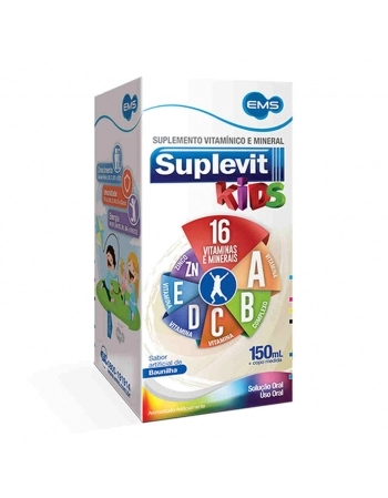 SUPLEVIT KIDS ABCD LARANJA FR C/240ML- EMM