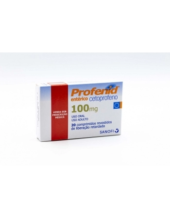 PROFENID ENTERICO 100MG C/20 COMP-SAP