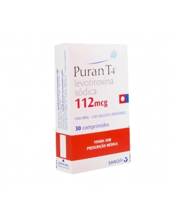 PURAN T4 112MCG C/30 COMP-SAP