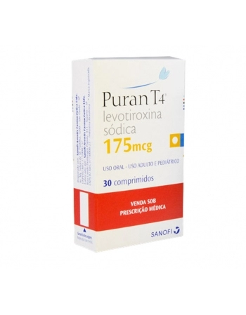 PURAN T4 175MCG C/30 COMP-SAP