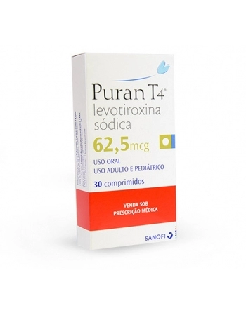 PURAN T4 62,5MCG C/30 COMP-SAP