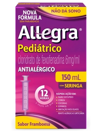 ALLEGRA 6MG PED SUSP 150ML-SAN