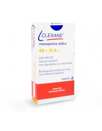 CLEXANE 40MG SOL INJ C/2 SER 0,4ML-SAP