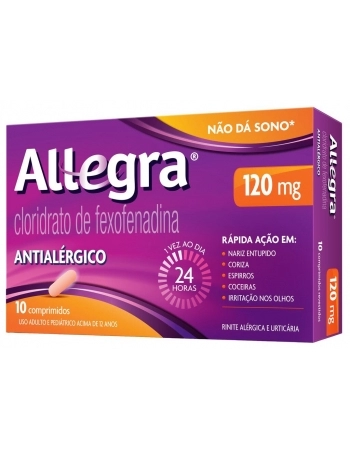 ALLEGRA 120MG C/10 COMP-SAN