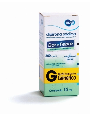 DIPIRONA SOD 500MG GTS 10ML