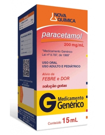 PARACETAMOL 200MG C/ 15ML