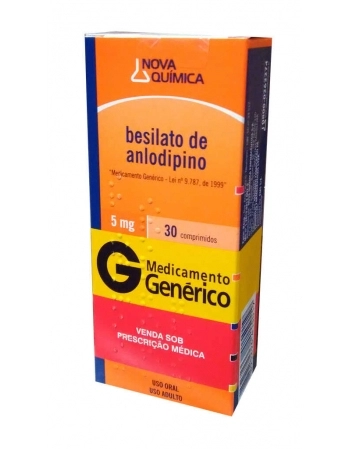 BESILATO ANLODIPINO 5MG C/30 COMP