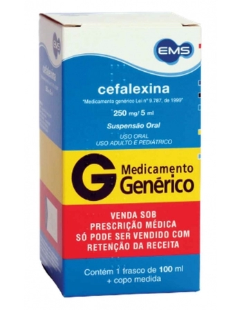 CEFALEXINA 250MG/ML SUSP C/100ML