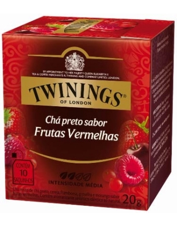 CHA PRETO FRUTAS VERMELHAS 20G12X10SC-TW