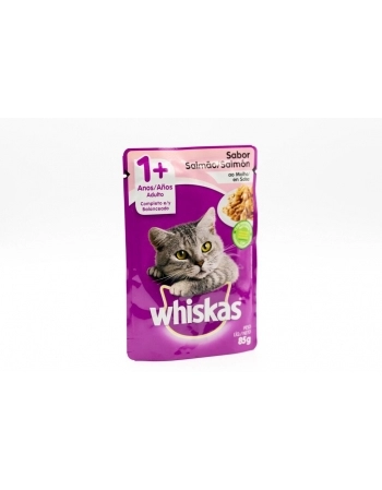 WHISKAS SCH AD SALMAO 2X20 85G