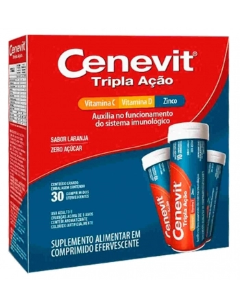 CENEVIT TRIPLA AÇÃO C/30 EFERV - LGM