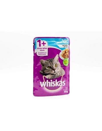 WHISKAS SCH AD ATUM 2X20 85G