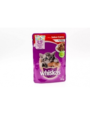 WHISKAS SCH FILH CARNE 2X20 85G