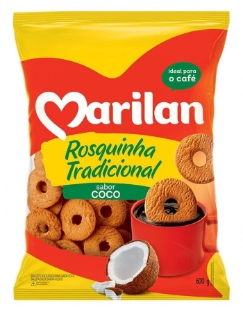 BISC MARILAN ROSQUINHA TRAD COCO 16X600G