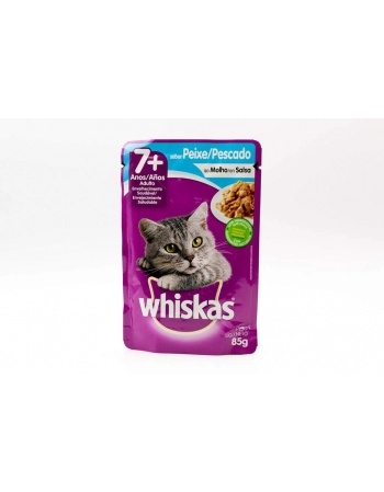 WHISKAS SCH SENIOR PEIXE 85G 2X20 DP