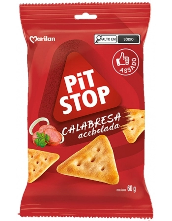 SNACK PIT STOP CALABRESA ACEBOLADA 16X60G