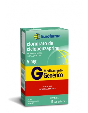 CLOR CICLOBENZAPRINA 5MG C/15 COMP