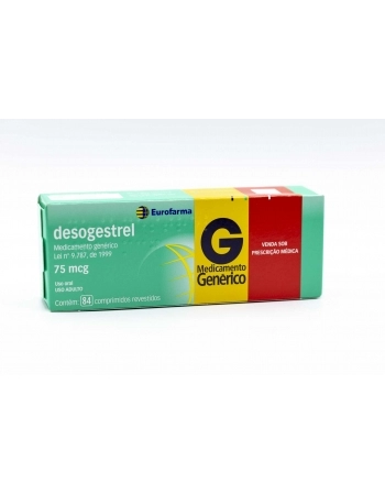 DESOGESTREL 75MCG C/ 84 COMP