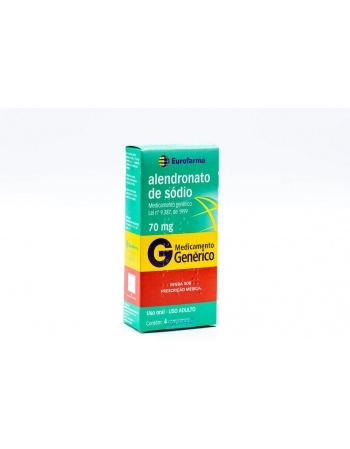 ALENDRONATO SODIO 70MG C/4 COMP