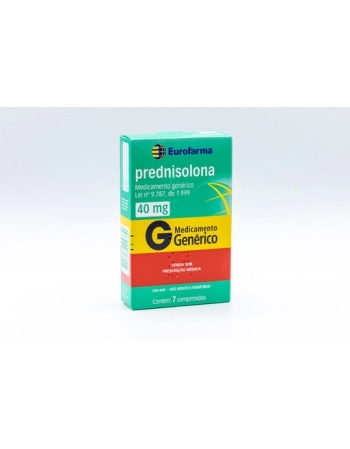 PREDNISOLONA 40MG C/7 COMP