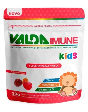 VALDA IMUNE KIDS ZIP LOCK 50G C/6 DP