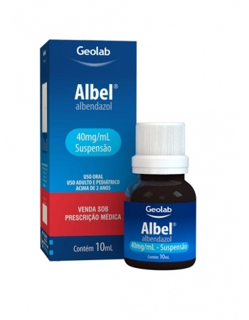 ALBEL SUSP ORAL 40ML/ML FR C/10ML - GLM