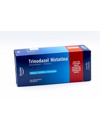 TRINODAZOL NISTATINA CREME VAGINAL 100MG/G + 20.000UI BIS C/ 50G - GLM