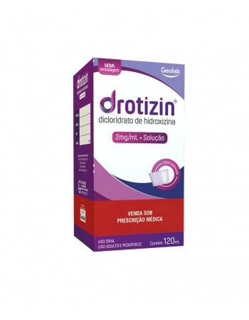 DROTIZIN SOL ORAL 2MG C/120ML - GLM