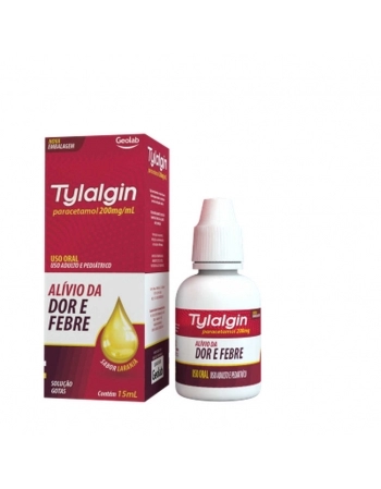 TYLALGIN SOL GTS 200MG/ML FR C/ 15ML - GLM