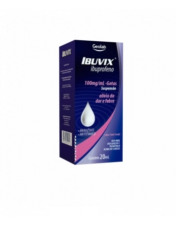 IBUVIX SUSP GTS 100MG/ML FR C/ 20ML -GLM