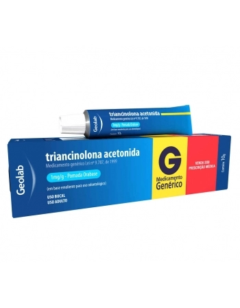 ACETO TRIA 1MG/G POM BUCAL 10G