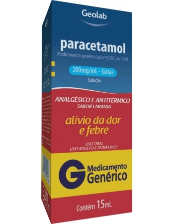 PARACETAMOL 200MG C/ 15ML