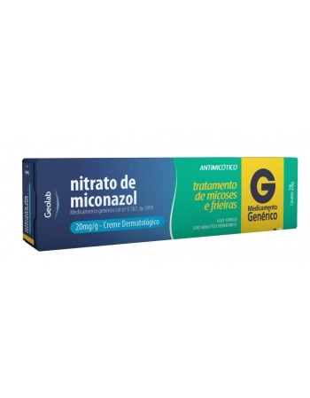 NITRATO MICONAZOL CREME DERM 20MG C/28G